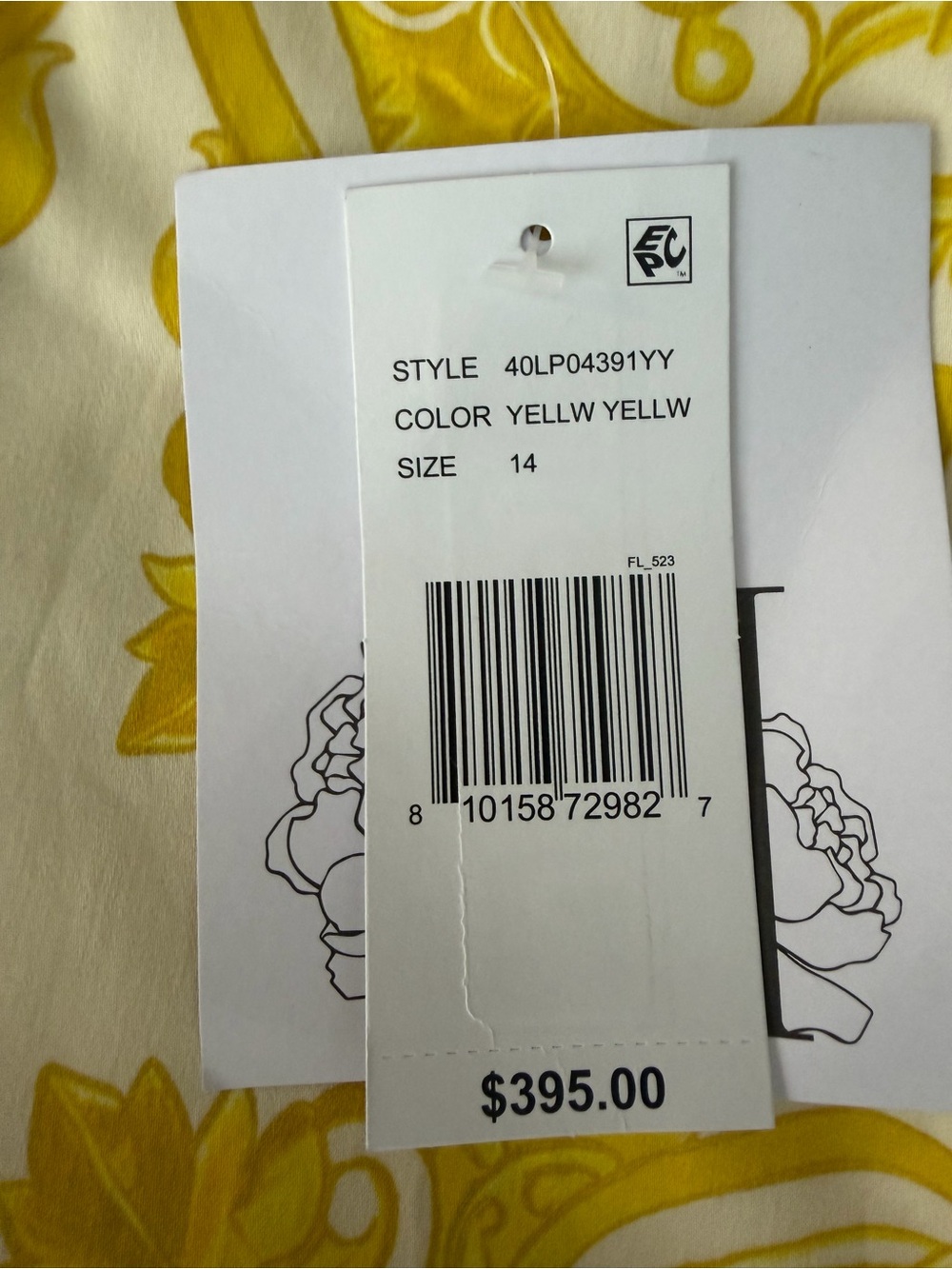 Mestiza Fiona Reversible Shift Mini Dress -Yellow - Picture 11 of 12